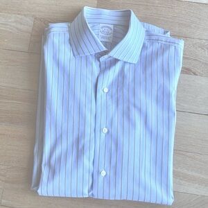 Brooks Brothers blue striped shirt